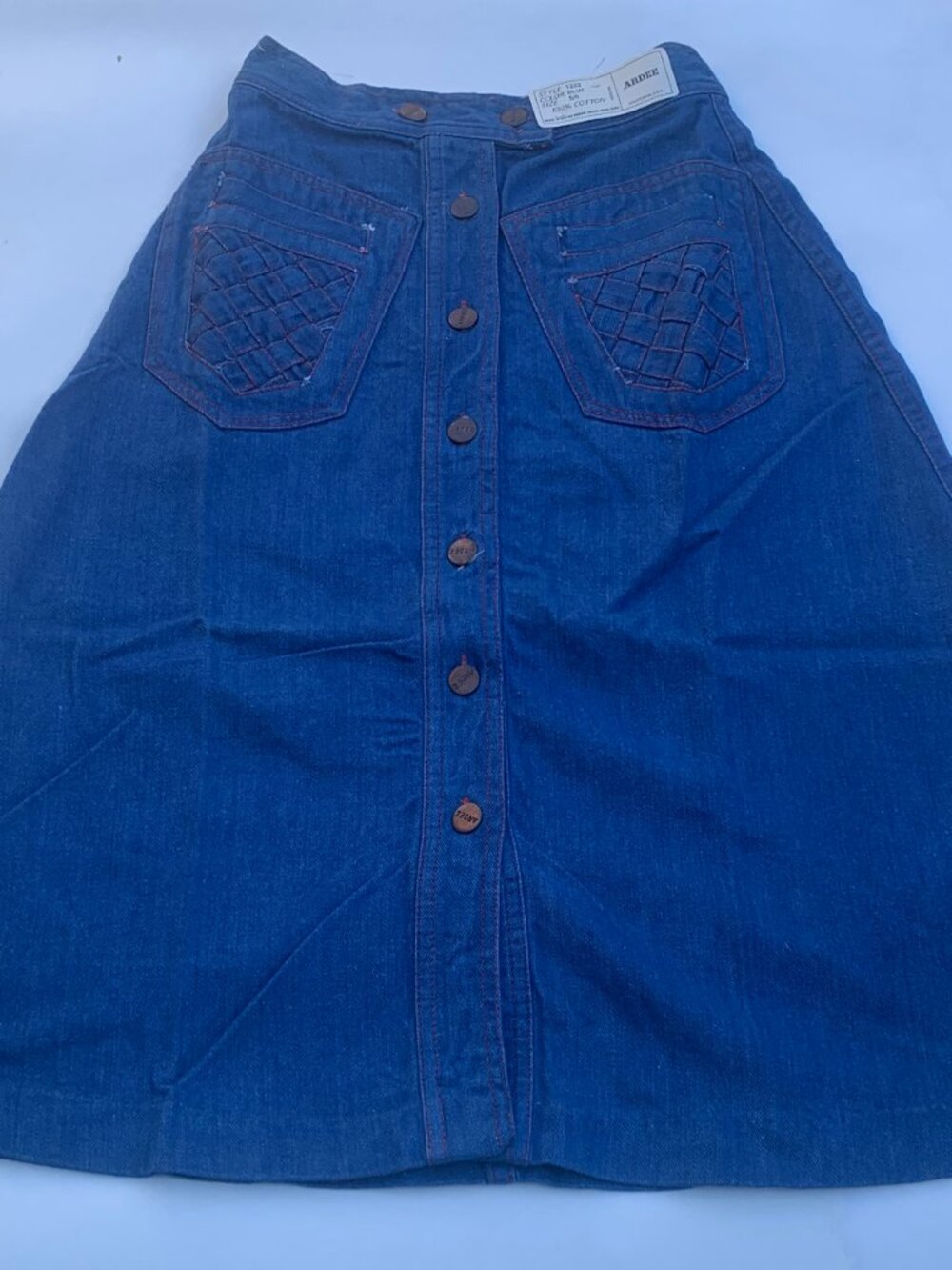 Ardee Women's Skirt 100% Cotton Jeans Made in Hong Kong
